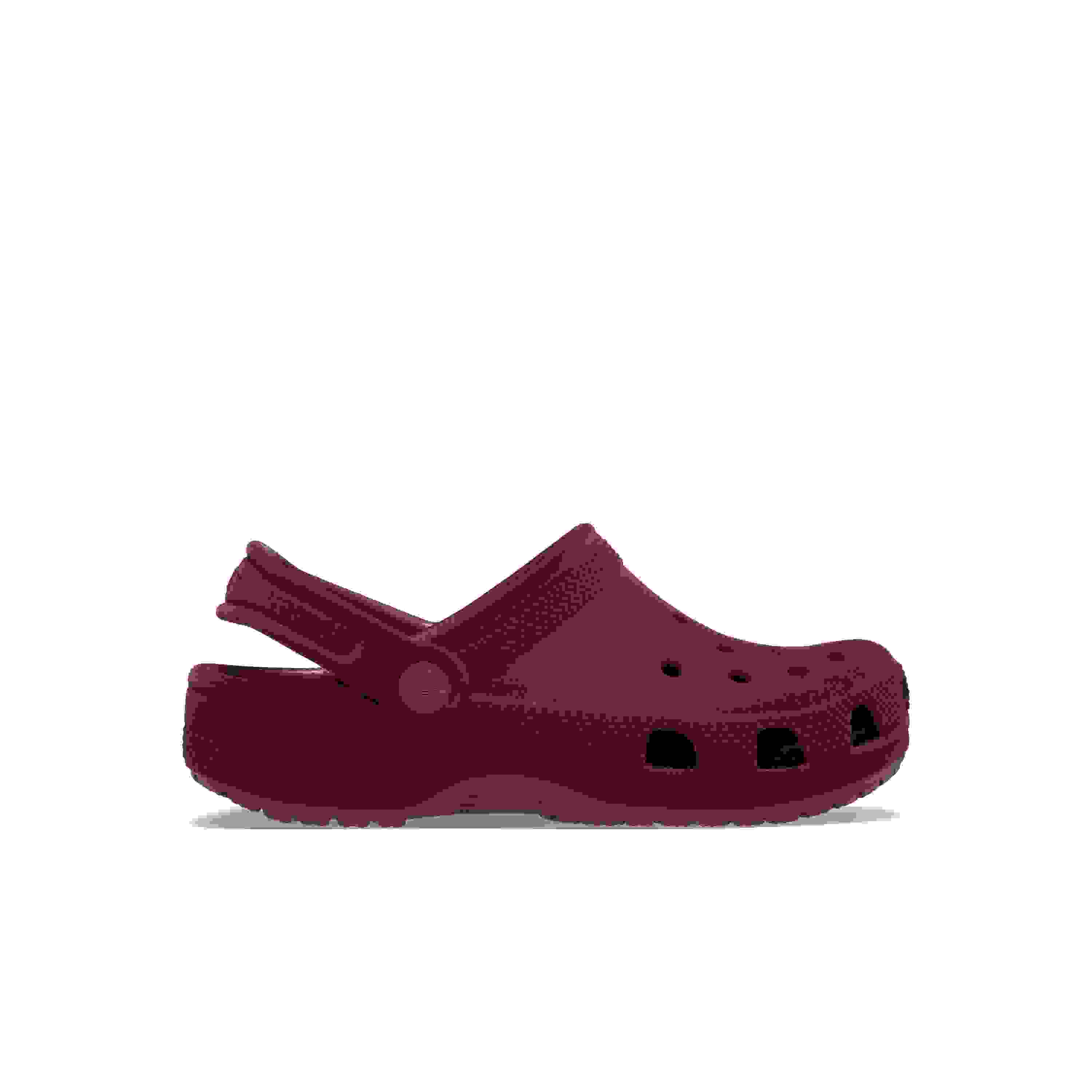 Crocs Classic Velvet Preschool Girls' "Red" Clog